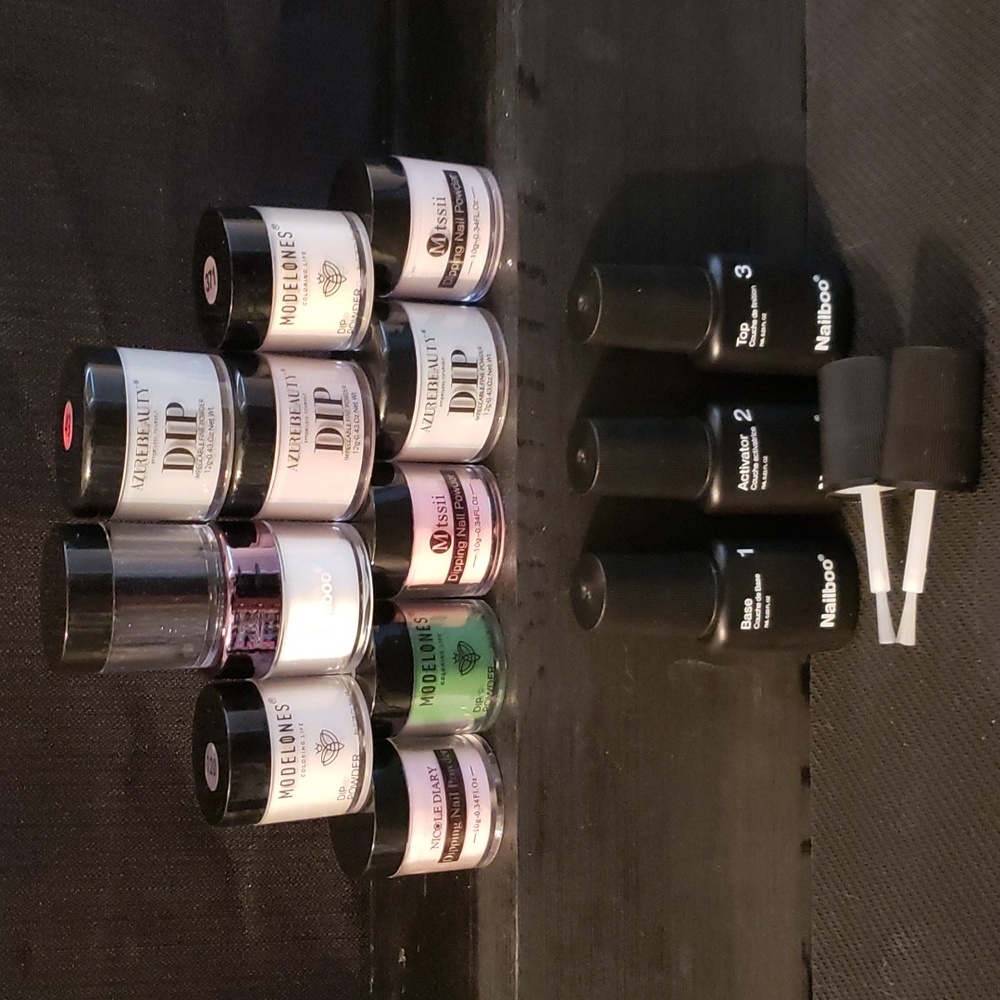 Lot of Nail Dip Powders - Only Used a Few Times. 💅 Great for practicing.
